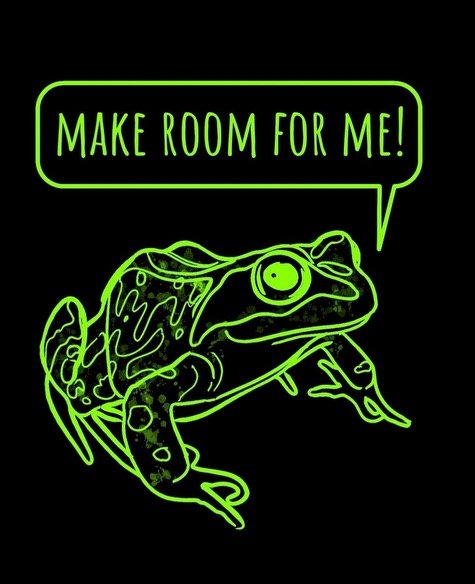 Make room for me front line art